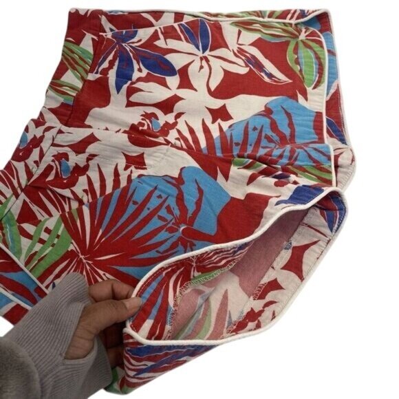 J Crew Shorts Women's Size 00 Multicolor Floral Pattern High-Rise Casual Chino - Picture 14 of 16
